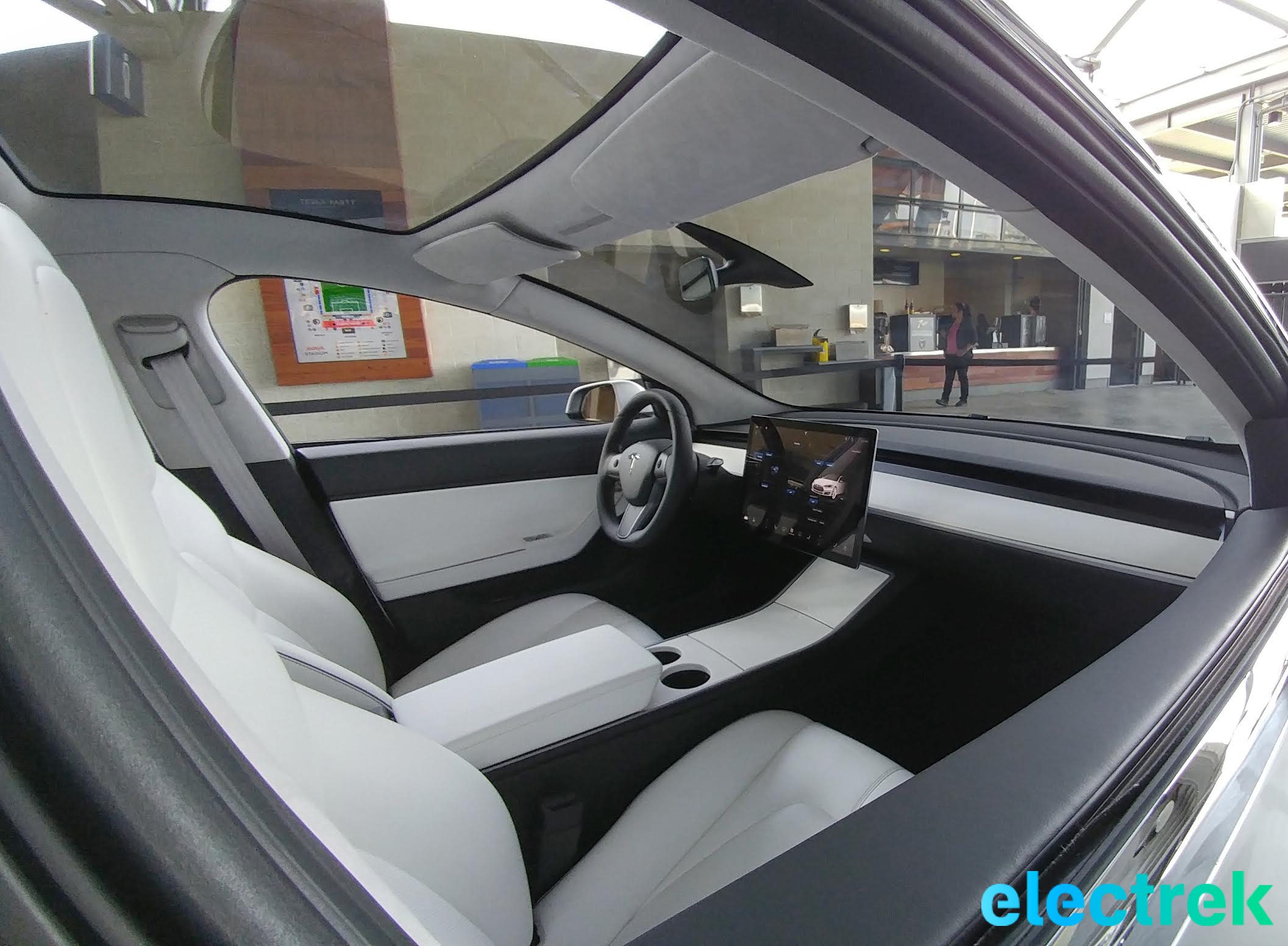 New Tesla Model 3 Interior Shot Probably The Highest
